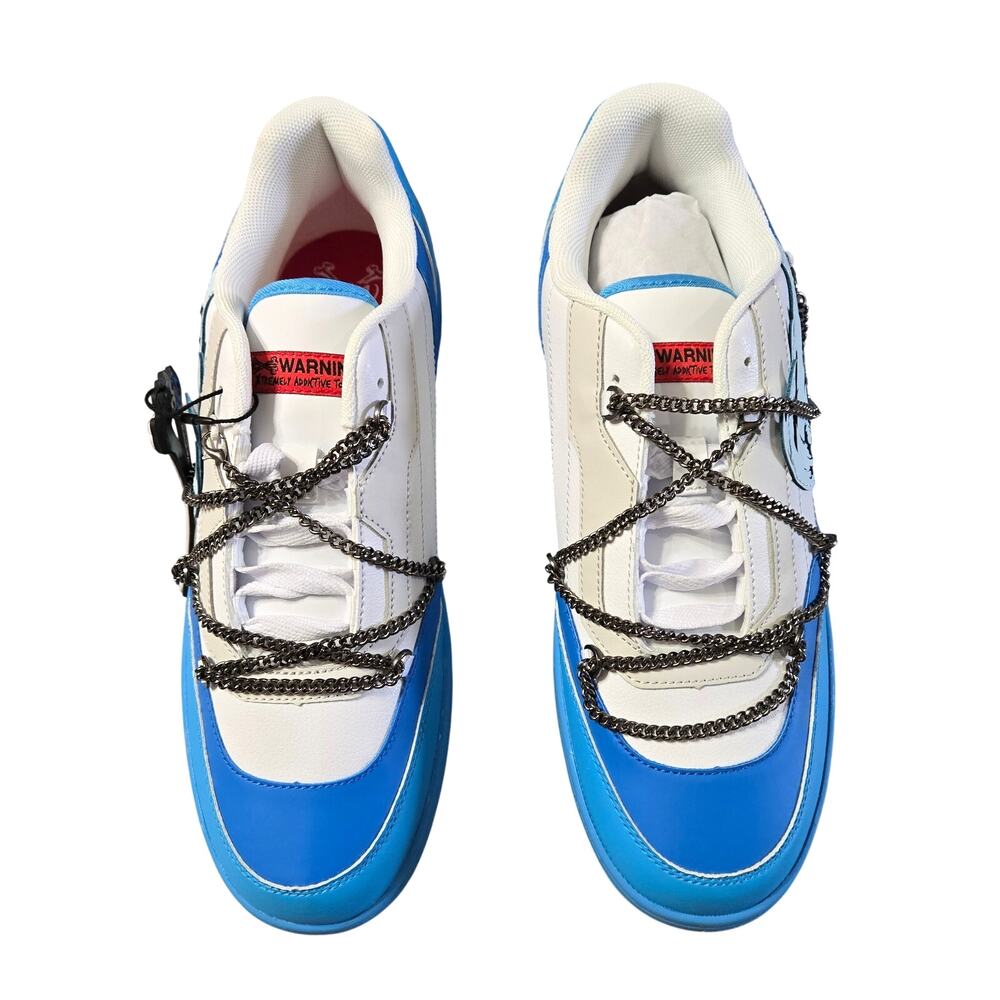 BrandX Sz 10.5 Hurricane Blue Court Classic Sneaker